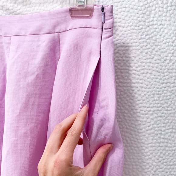 Zara Linen A-Line Skirt - Picture 4 of 6